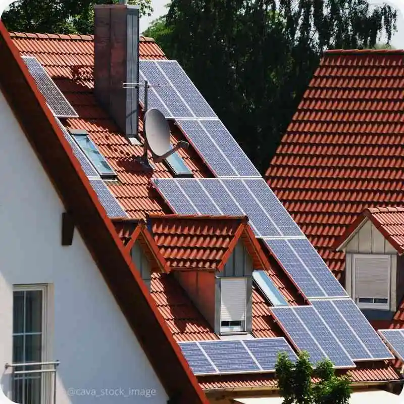Photovoltaik senkrechte Montage